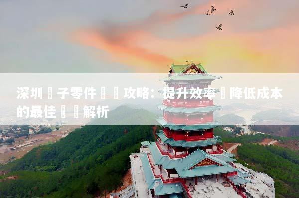 深圳電子零件採購攻略：提升效率與降低成本的最佳實踐解析